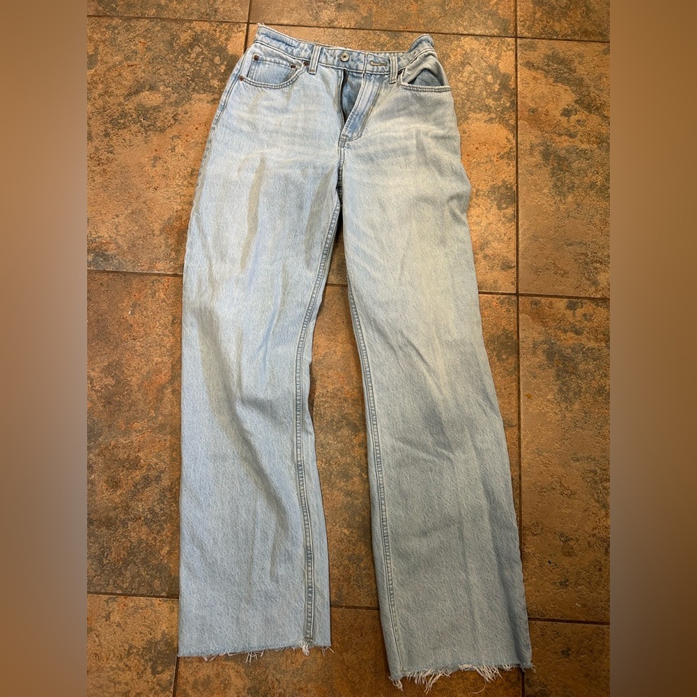 Abercrombie & Fitch Light Wash Flare Jeans